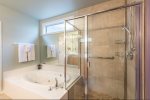 Paradise Regained, Master King Bedroom ensuite Bathroom with Jetted Tub